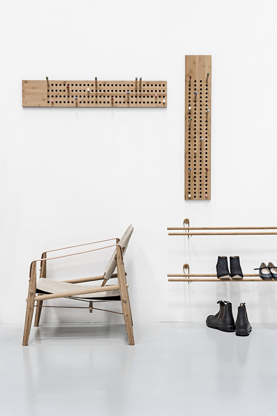Shoe Rack, Scoreboard and Nomad Chair