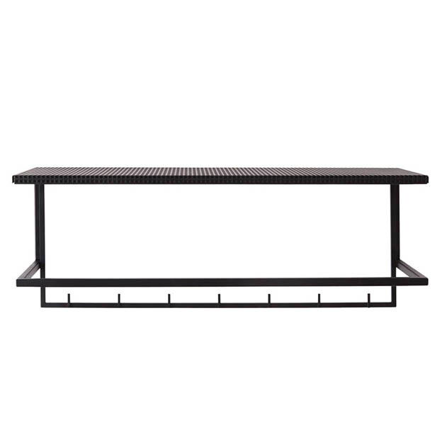 Kristina dam Grid kapstok garderobe zwart metaal