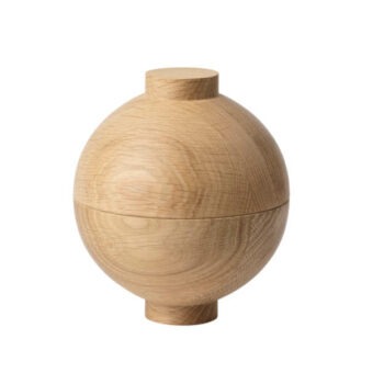 Kristina Dam wooden sphere eikenhout decoratie bowl