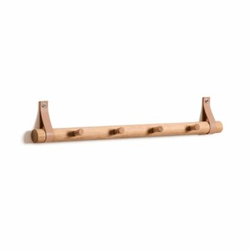 EKTA living kapstok met 4 haken naturel eikenhout