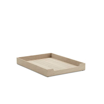 Nomad letter tray, houten brievenbak FSC eikenhout kantooropstelling skagerak denmark byJensen