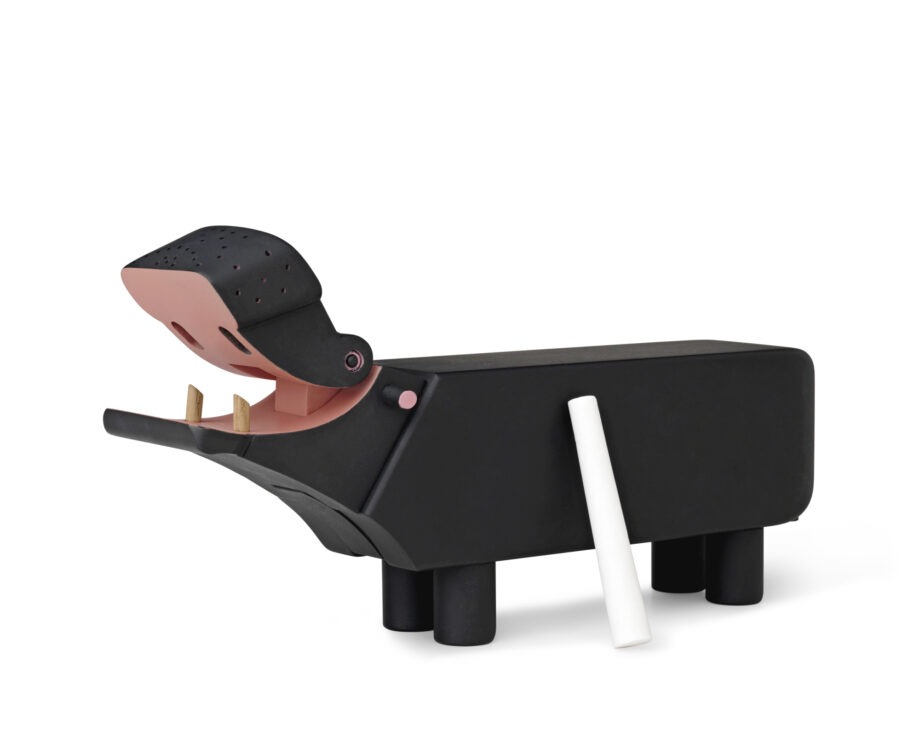 Kay Bojesen Hippo Nijlpaard zwart decoratie houten dier
