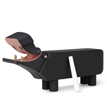 Kay Bojesen Hippo Nijlpaard zwart decoratie houten dier