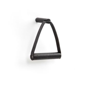 Zwarte toiletrolhouder in mooie scandinavisch design van Ekta living byWirth