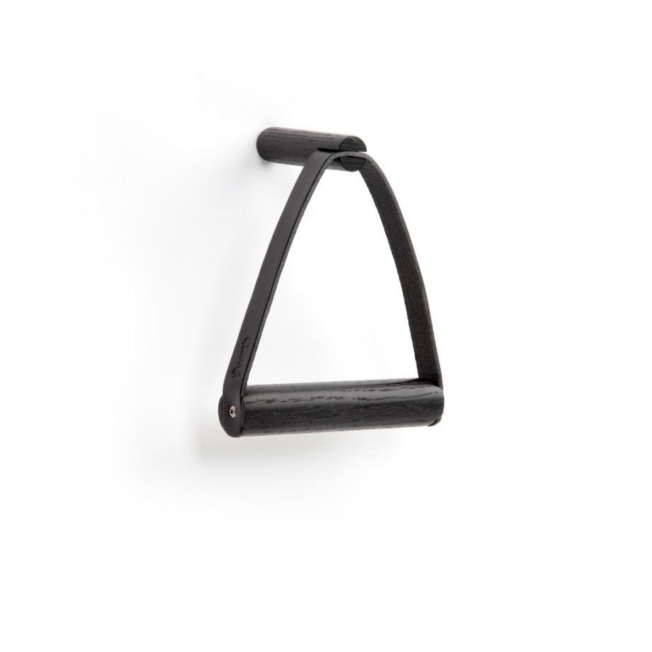 Zwarte toiletrolhouder in mooie scandinavisch design van Ekta living byWirth
