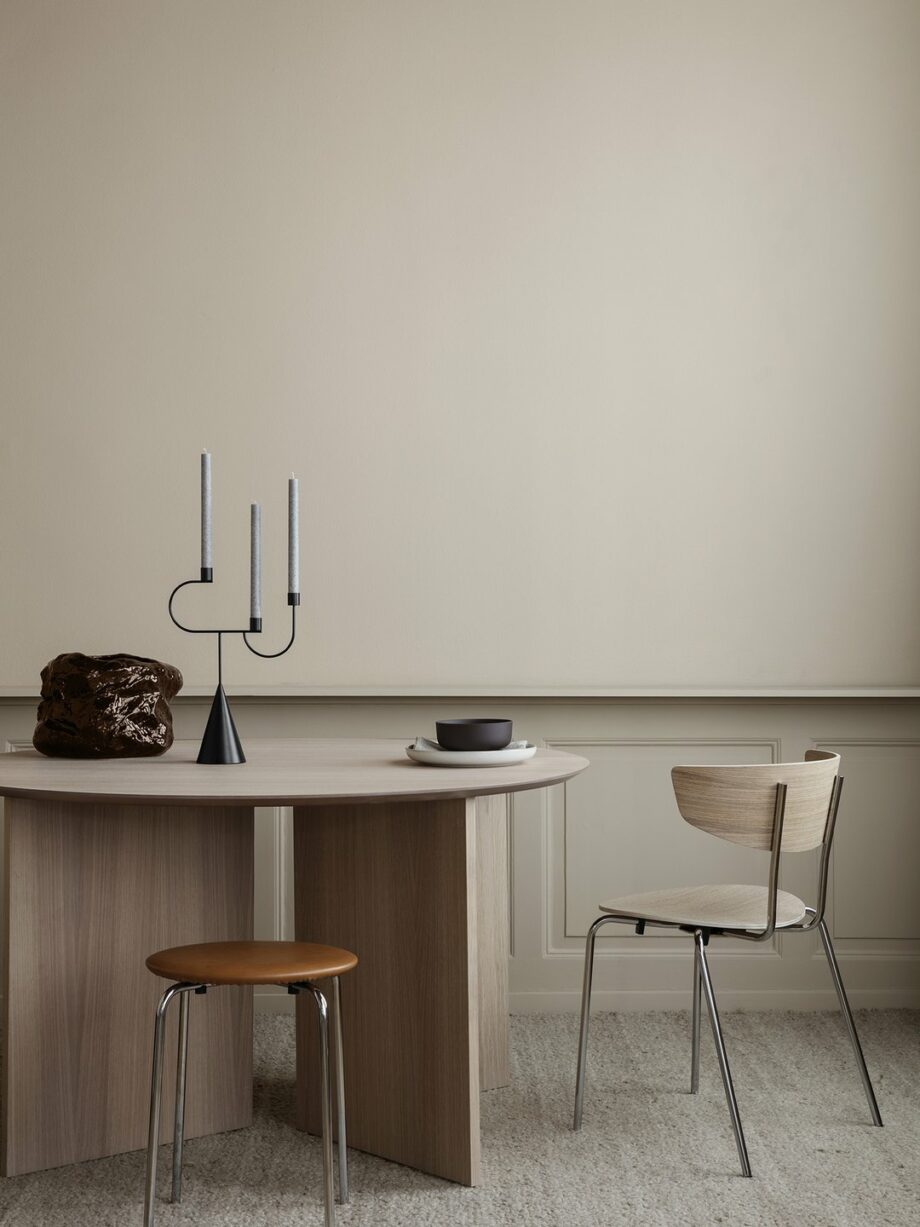 zwarte Avant kandelaar ferm Living