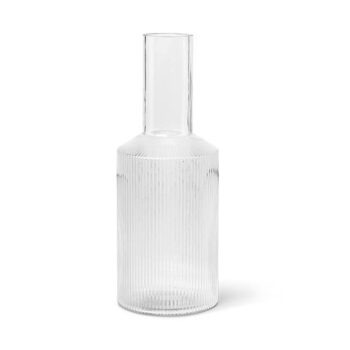 Ferm Living Ripple karaf glas
