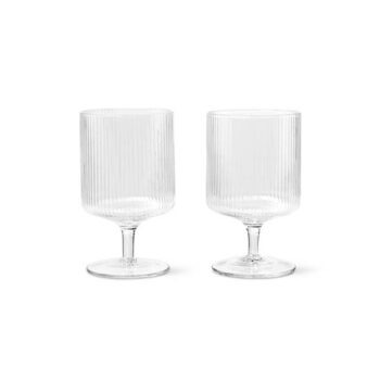 Ferm Living Ripple wijnglas
