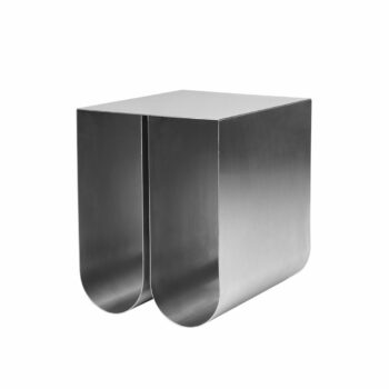 Kristina dam studio curved side tabel bijzettafel staal
