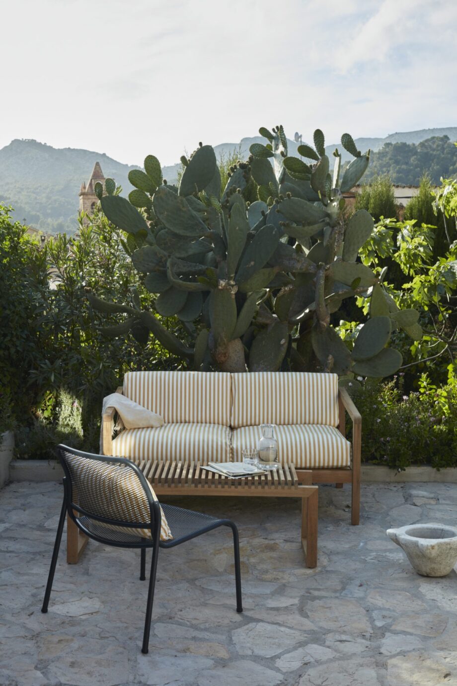Cutter Bench teak tafel outdoor skagerak