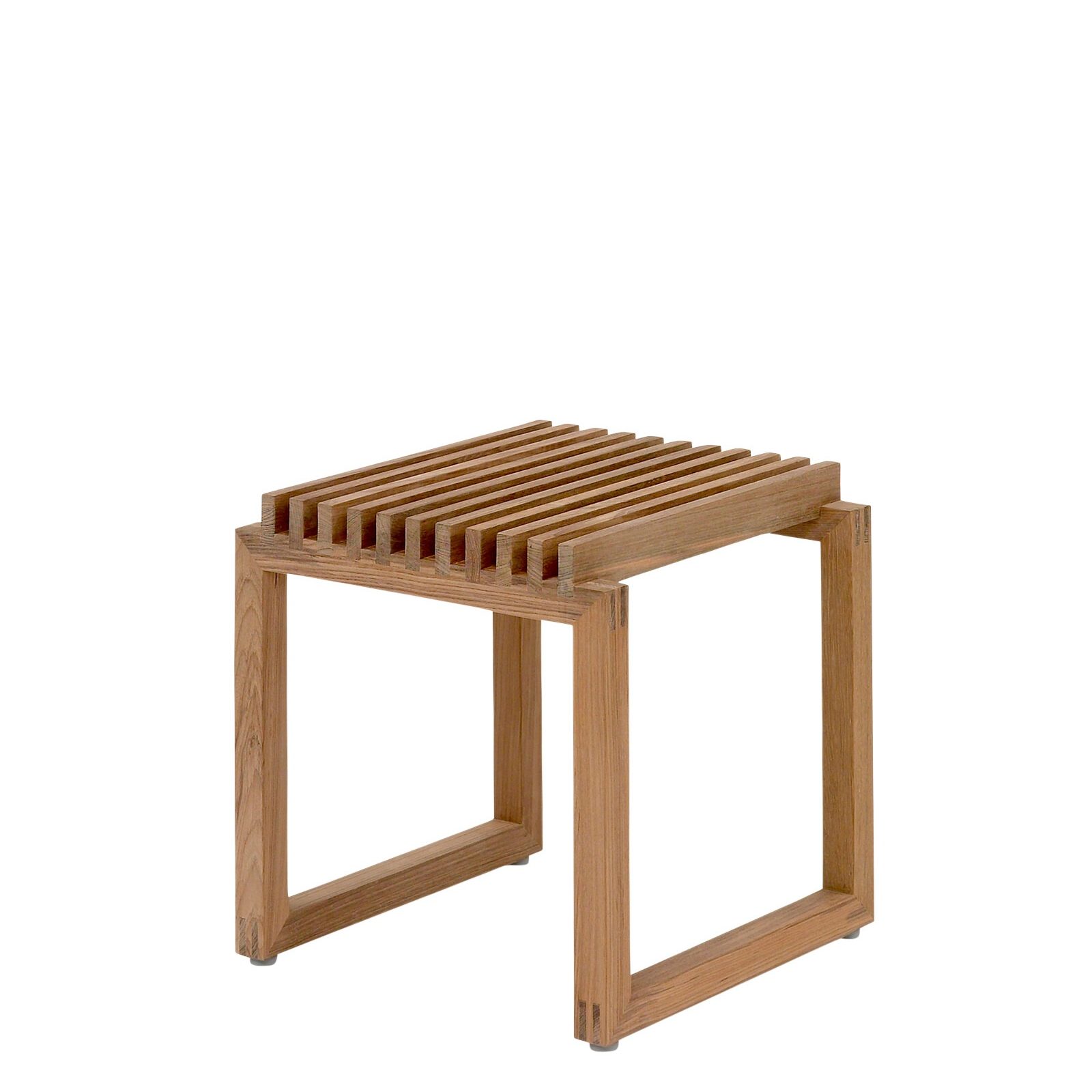 Fritz Hansen Skagerak Cutter stool kruk in teakhout