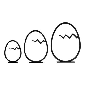 felius-design-standing-hatched-easter-egg-zwart-paasdecoratie