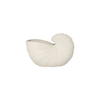 Ferm Living Shell pot schelpen bloempot vaas wit