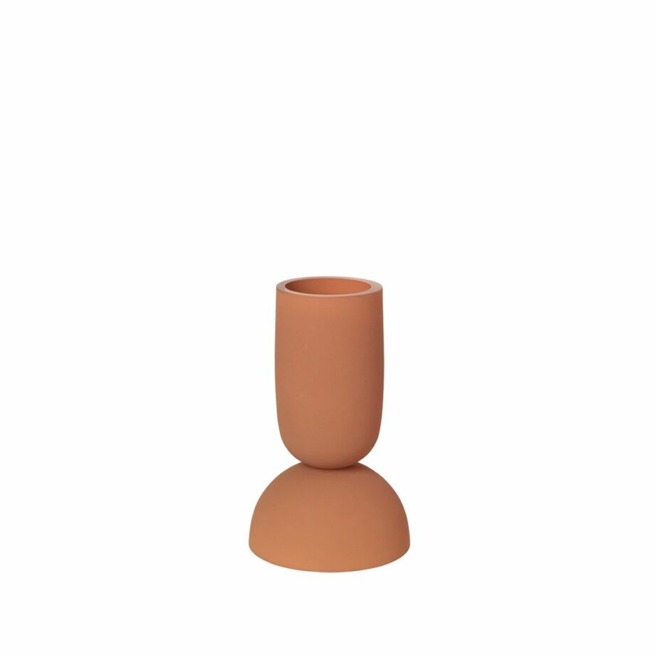 Kristina Dam | Dual Vase Small glazen vaas ochre