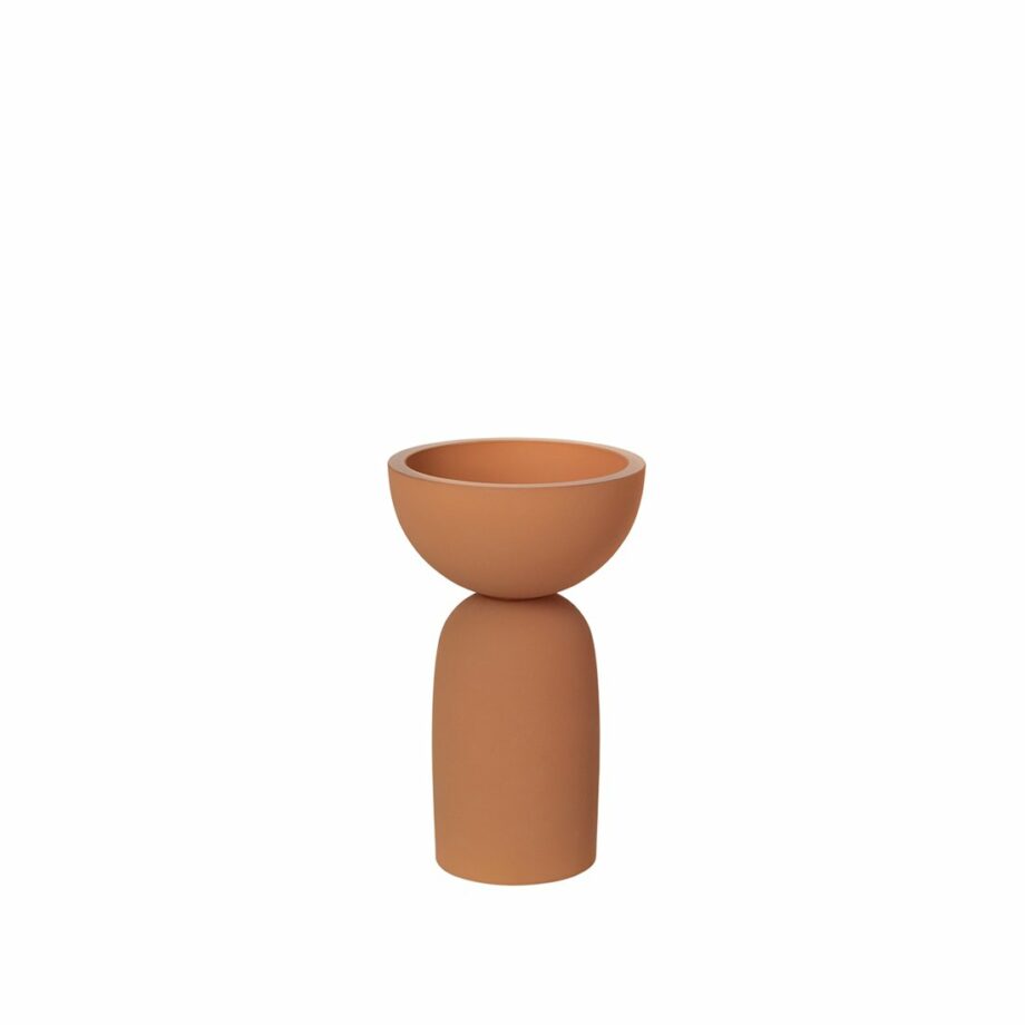 Kristina Dam | Dual Vase Small vaas ochre glas