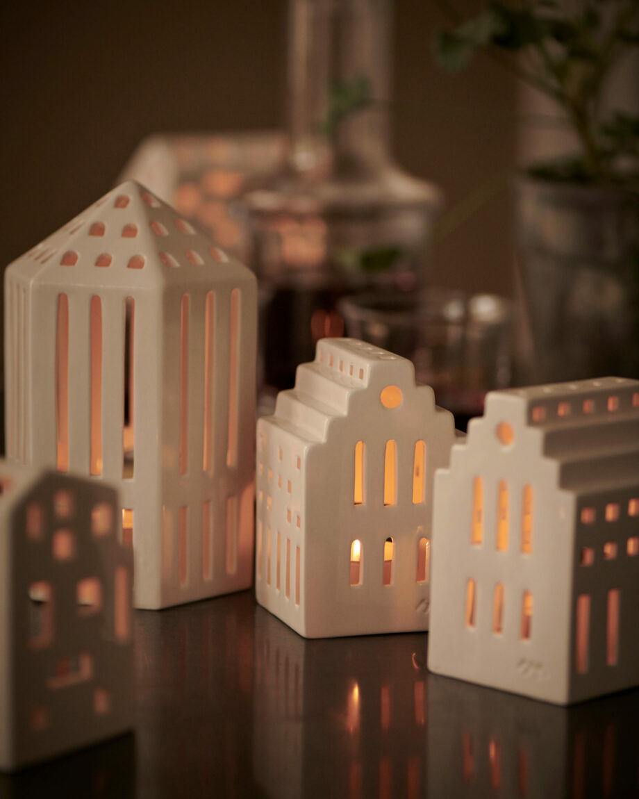 Urbania light house licht huisjes wit keramiek
