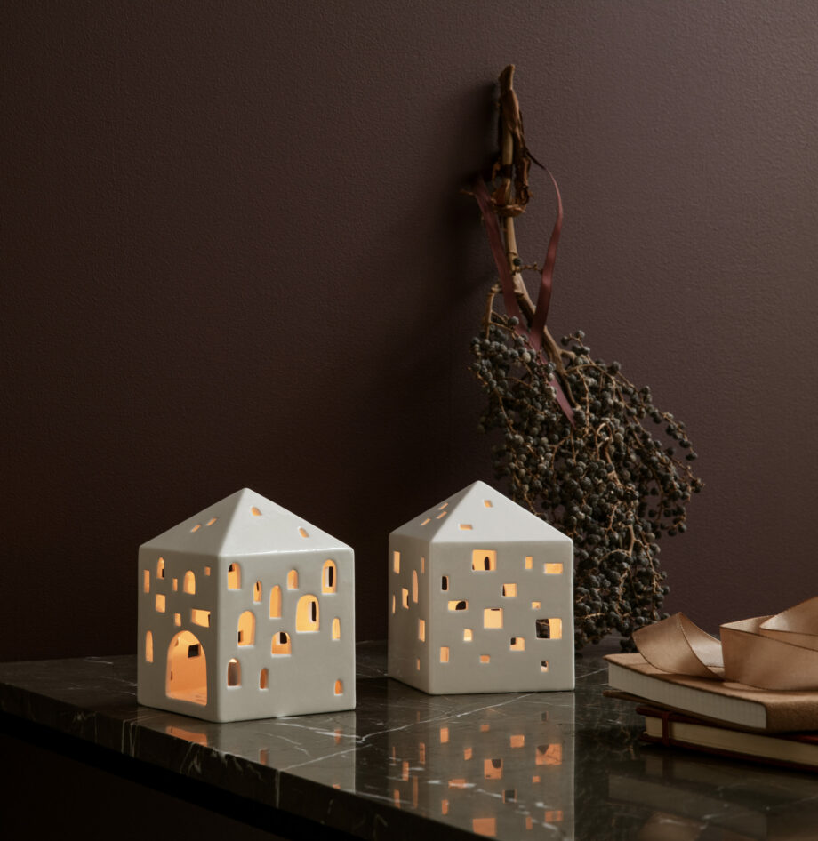Kahler Urbania light house town house waxinelicht light huisjes