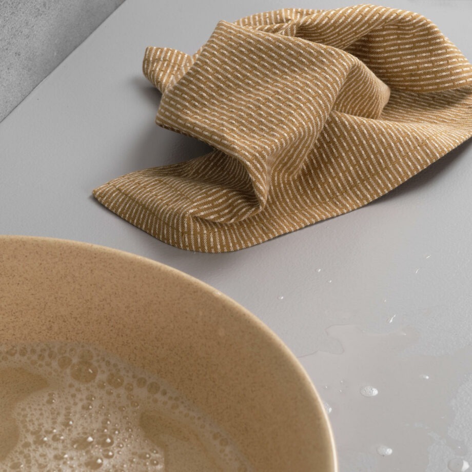 The Organic Company Vaatdoek Kitchen Cloth Khaki van Biologisch katoen