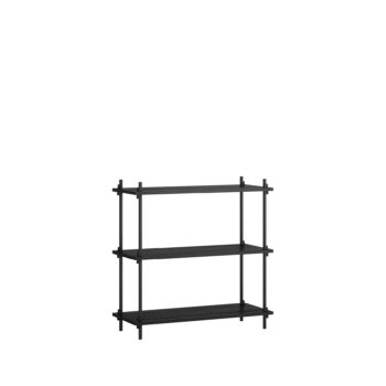 MOEBE Shelving System kast s.85.1.A ZWART ZWART