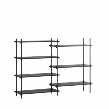 Moebe Boekenkast Shelving system s.115.2.A Zwart