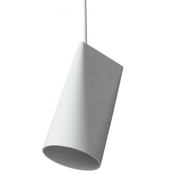 Witte Moebe design pendant hanglamp in wit keramiek