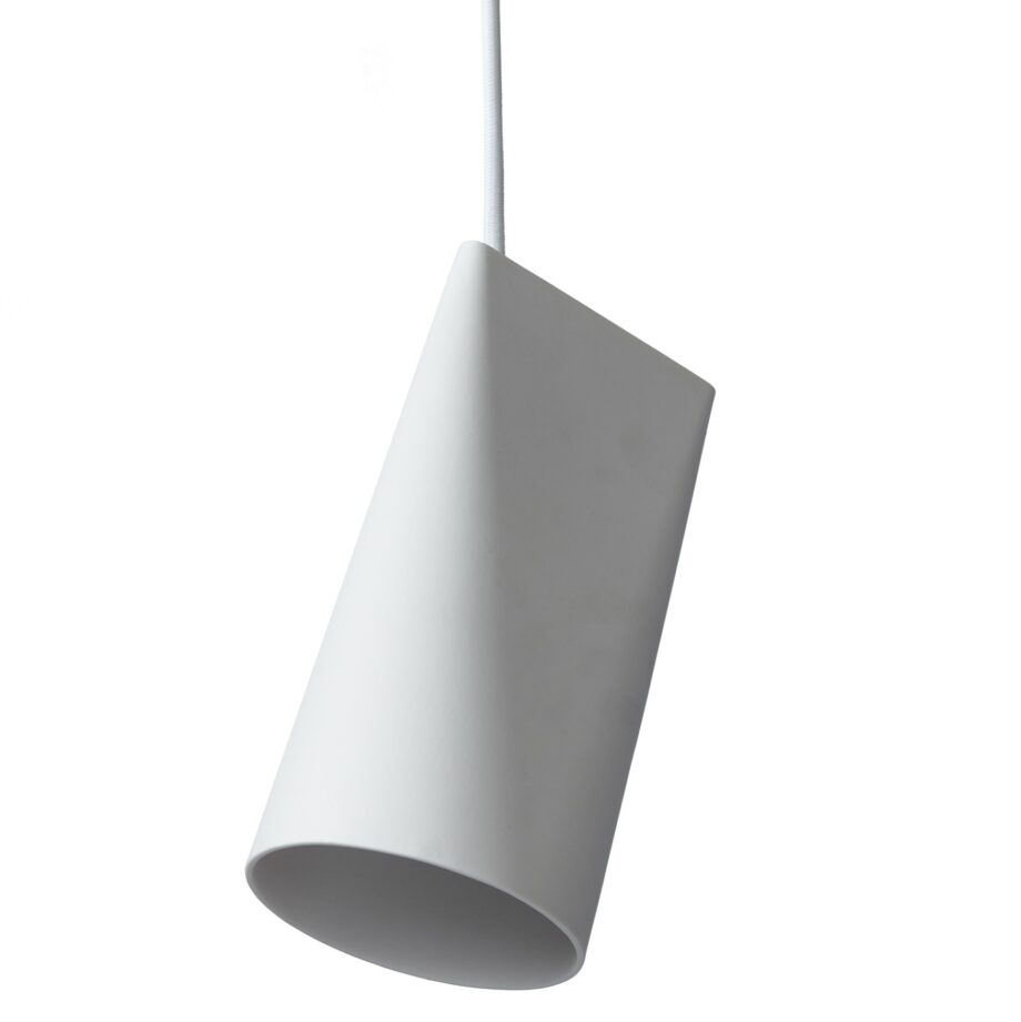 Witte Moebe design pendant hanglamp in wit keramiek