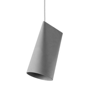 Moebe pendant narrow hanglamp grijs keramiek
