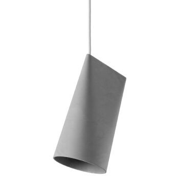 Moebe pendant narrow hanglamp grijs keramiek
