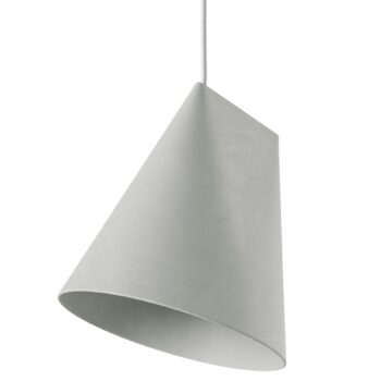 Moebe pendant wide hanglamp grijs keramiek