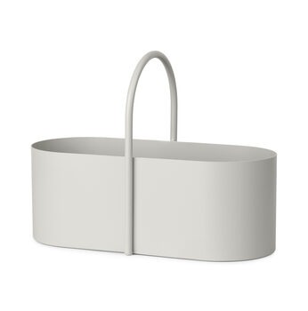 Grib toolbox metalen opberger ferm living grijs