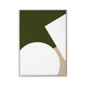 Nina Bruun Simple Forms 3 poster Paper Collective 30x40