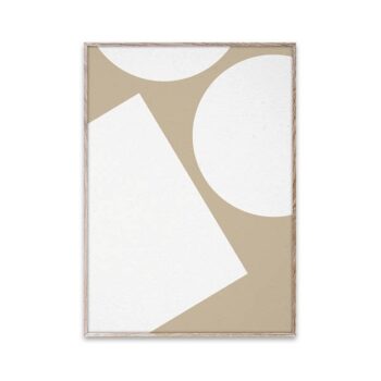 Nina Bruun Simple Forms 1 poster Paper Collective 30x40