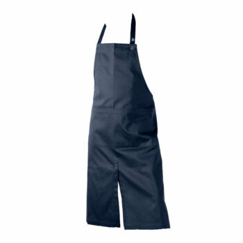 Schort met zak donkerblauw The Organic Company biologisch katoen