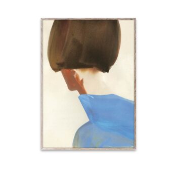 Blue cape poster van Amelie Hegardt Paper Collective 50x70