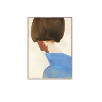 Blue cape poster van Amelie Hegardt Paper Collective 30x40