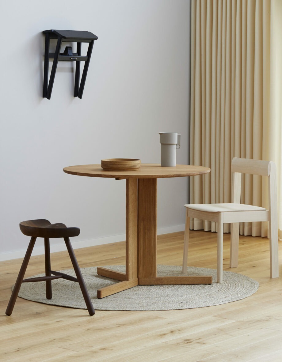 Schoemaker chair gerookt eikenhout blueprint tafel form & refine