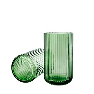 Lyngby vaas groen glas copenhagen green 25cm