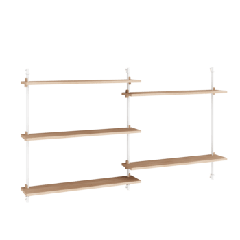 MOEBE_Wall-Shelving_wandrek_WS.85.2_wit eiken