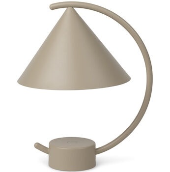 Meridian Lamp oplaadbaar van Ferm Living beige cashmere