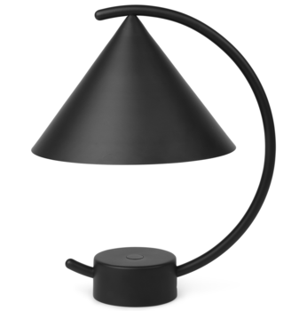 Meridian Lamp oplaadbaar van Ferm Living zwart