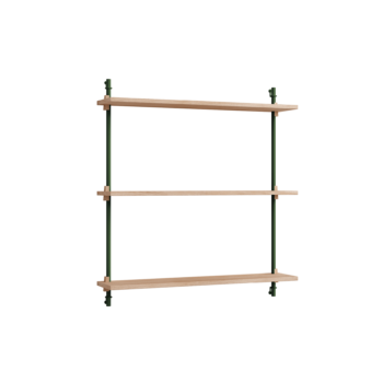 Moebe Wandrek Shelving System 85.1 eiken groen