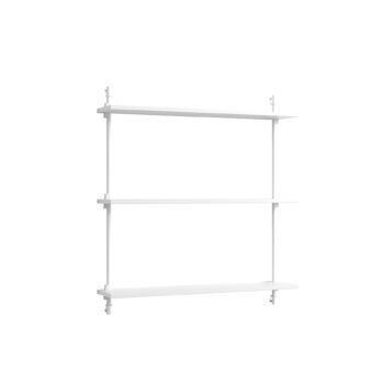 Moebe Wandrek Shelving System 85.1 wit