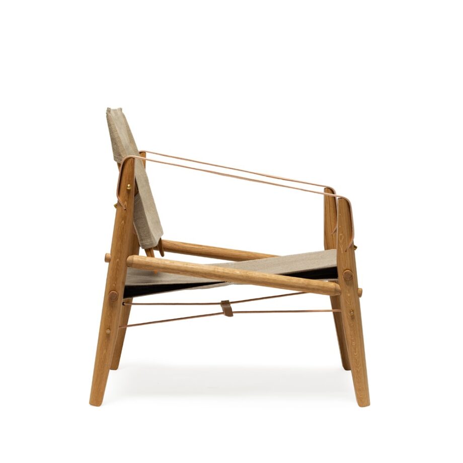 We Do Wood Nomad chair veldstoel Zijkant