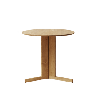 Form and Refine Trefoil Table rond naturel eiken