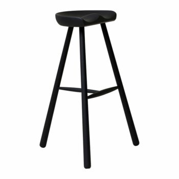 Form refine shoemaker chair 78 barkruk zwart gelakt beukenhout