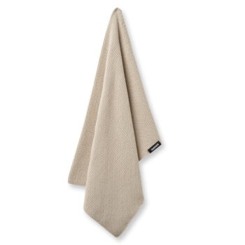 Humdakin gebreide handdoek Light Stone Beige