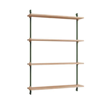 MOEBE Wall Shelving wandrek ws.115.1. eiken pine green