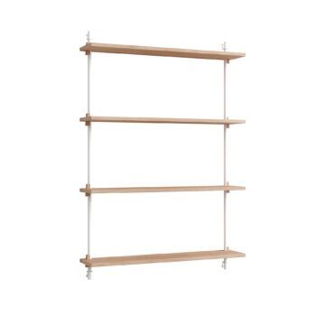 MOEBE Wall Shelving wandrek ws.115.1. eiken wit