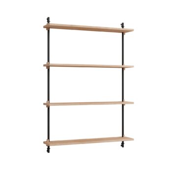 MOEBE Wall Shelving wandrek ws.115.1. eiken zwart