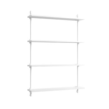 MOEBE Wall Shelving wandrek 115.1 - WIT/WIT